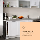 thumbnail of Klarstein Vinovilla 7 Built-in Uno Quartz Einbau-Weinkühlschrank Weißes Glas Weiß