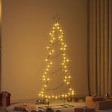 thumbnail of vidaXL Metall Weihnachtsbaum mit Ständer Schwarz 150 cm Stahl