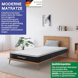 thumbnail of VIKTORIA Taschen Federkernmatratze 180x200 cm - Integrierter Topper; 25cm Höhe; H4, H3, H2 Misch-Härtegrad; 7 Zonen Matratze