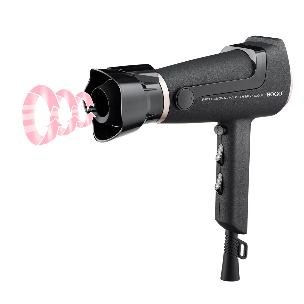 Sogo Secador De Pelo Profesional 2000W