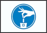thumbnail of Schild Tampons Binden Hygienebeutel Symbol A4 (210x297mm)