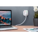 thumbnail of DIGITUS Überspannungsschutzadapter LED weiß