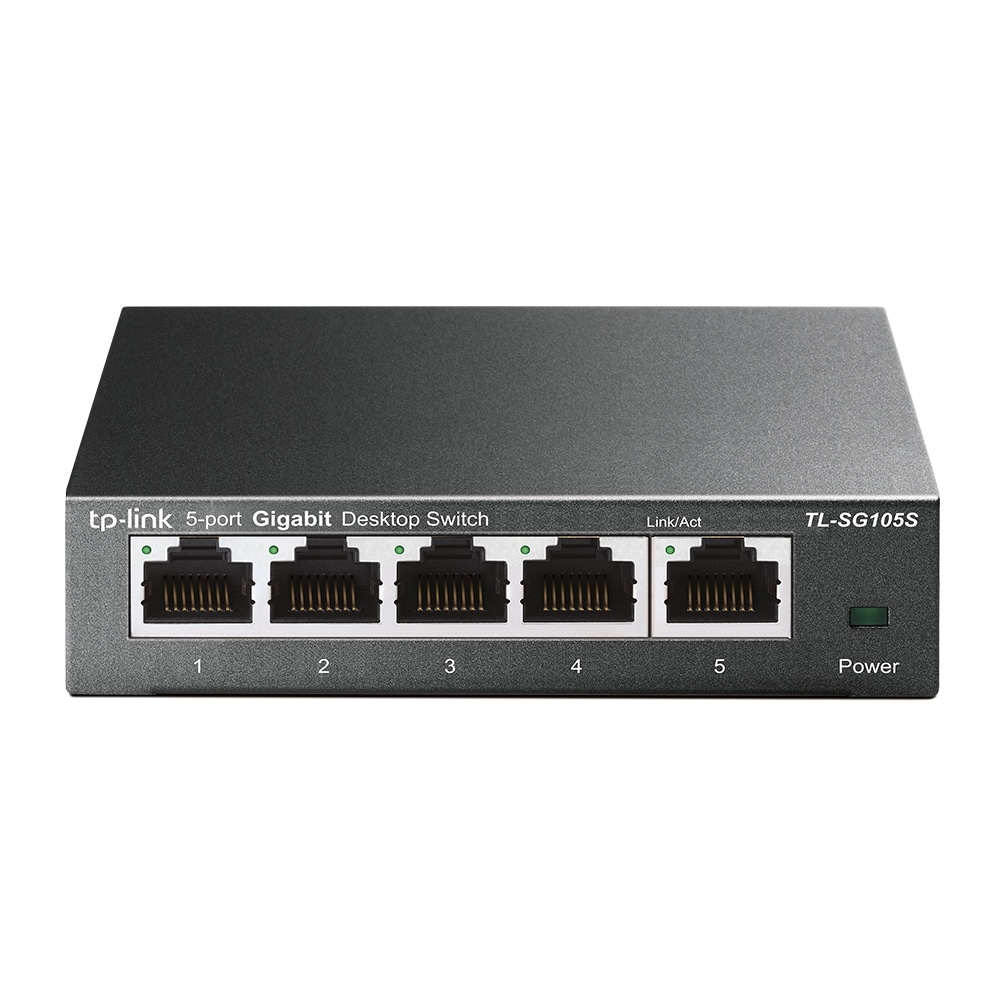 TP-Link TL-SG105S(UN) TP-Link Switch 5x GE TL-SG105s Metall Gehäuse
