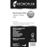 thumbnail of Chronoplan 50546 Wochenplan, Midi, 2026, Weiß, 96 x 172 mm, Inhalt: 63 Blätter / 1 Stück