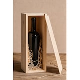 thumbnail of Set van 6 Houten Wijnkisten - Luxe Geschenkverpakkingen voor Wijnflessen - Inclusief Houtwol en Schuifdeksel - Bruin