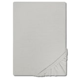 thumbnail of CloudComfort Basic Spannbettlaken silber grau 90 x 190 - 100 x 200 cm