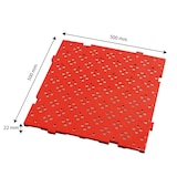 thumbnail of GILAC Caillebotis HACCP 500x500 épaisseur 22 mm - - L - Rouge G402009