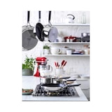 thumbnail of KitchenAid Classic Stainless Steel Wokpfanne 28cm silber - Antihaftbeschichtung