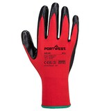 thumbnail of Portwest - Gants manutention enduit nitrile Flexo Grip spécial mécanicien (Pack de 12) Rouge / Noir Taille 9