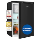 thumbnail of Exquisit Kühlschrank mit Gefrierfach, 107 Liter, 4-Sterne-Gefrierfach, Kompakt, klein, KS15-4-051C inoxlook-az