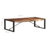 thumbnail of vidaXL Couchtisch 140x70x40 cm : Material - Palisander-Finish