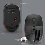 thumbnail of Souris Sans Fil Rose 1200 DPI 4 Boutons Léger Compacte Noir YONIS