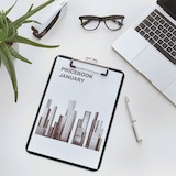 thumbnail of Carpeta con pinza metálica WOW. Fabricada en PS. DIN A4, negro