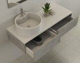 thumbnail of Waschbecken Waschtisch Badmöbel Badset BIEL Betonoptik