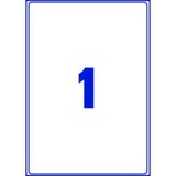 thumbnail of AVERY Boîte de 25 etiquettes Laser invisibles 210x297 L7567-25