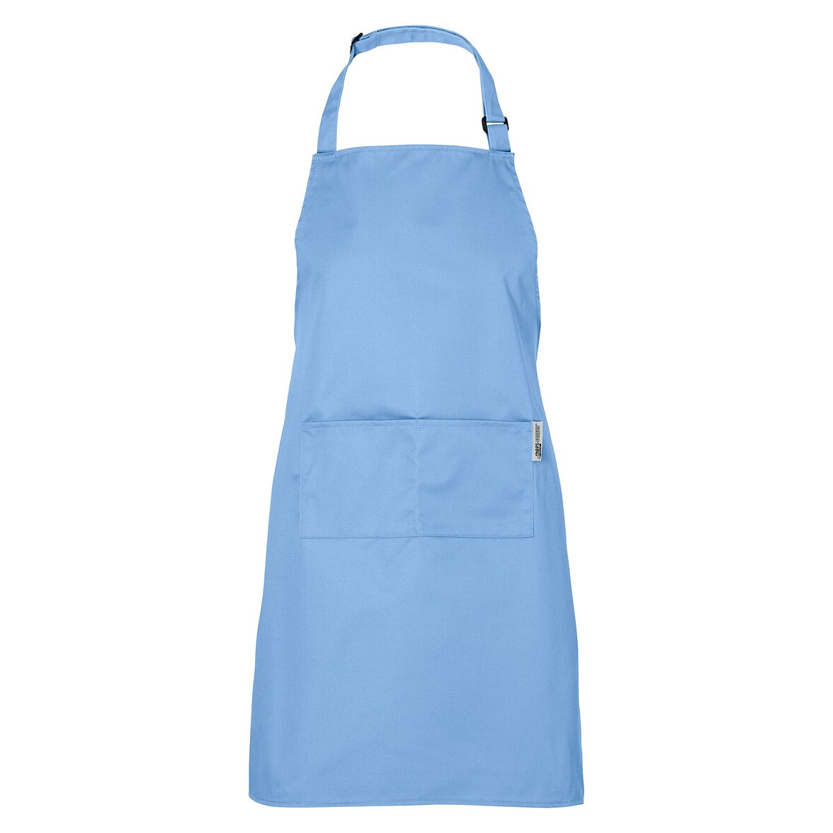 Chefs Fashion - Keukenschort - Lichtblauw schort - 2 zakken - Simpel verstelbaar - 71 x 82 cm