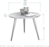 thumbnail of Ócrea Runder Tisch aus massiver Eiche mit 3 Beinen. Tische für Restaurants