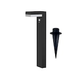 thumbnail of Lumisky Potelet solaire CENOVA TALL Gris H50cm 600LM Aluminium Noir