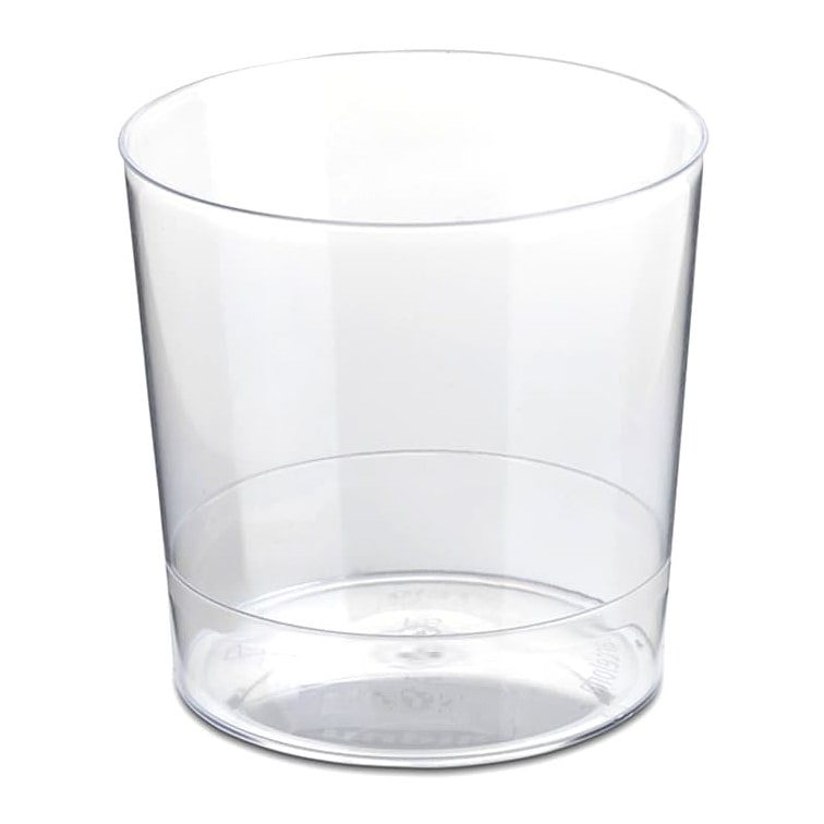 MONOUSO - Vaso Reutilizable PS Cristal Duro 330ml (30 Uds)