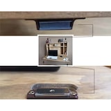 thumbnail of Ócrea Scrivania galleggiante in legno di pino massiccio - Scrivania sospesa - Scrivania per piccoli spazi