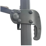 thumbnail of Sombrilla de jardín desplazada Ø350 cm - 360° giratoria, lona de poliéster - Terraza, Balcón, Sombrilla de piscina KZ GARDEN