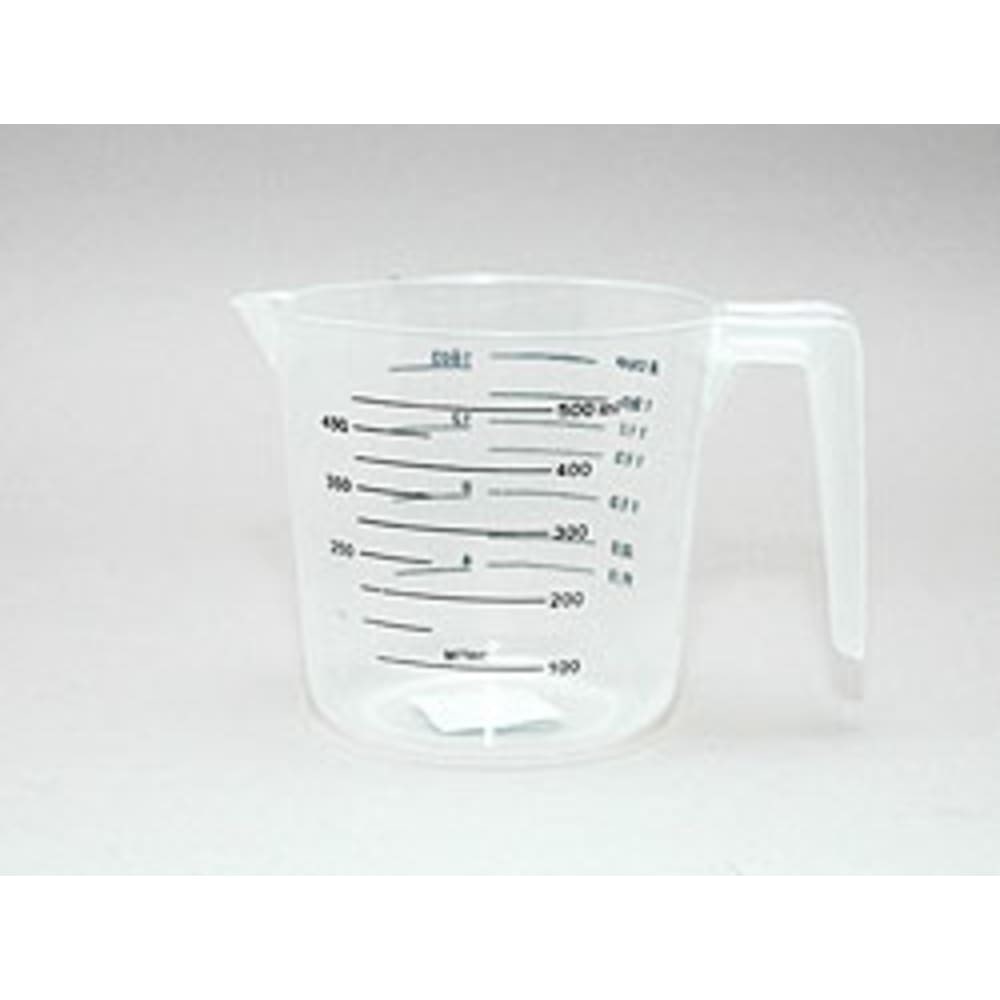 Messbecher 500ml Polypropylen Transparenter Messbehälter Küchenhelfer Laborbedarf