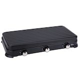 thumbnail of JATA JECG2703 - Cocina de gas portátil de 3 fuegos con parrilla. Para butano y propano. apa protectora extraíble. Ideal para camping. Poco espacio