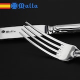 thumbnail of Cruz de Malta Wellington - Cuberteria de 113 Piezas, Piezas Esenciales para 12 Comensales + 5 Utensilios Extra para Servir, Acero Inoxidable 18/10