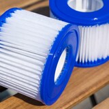 thumbnail of Bestway Filterkartusche VI, 10.6 x 10.6 x 8 cm, Medium, Doppelpack, blau/ weiß