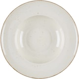 thumbnail of Assiette à pâtes, série Kaszub, couleur crème, mouchetée de brun, Ø 240 mm
