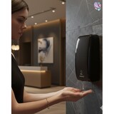 thumbnail of Desinfektionsspender SENSOR, berührungslos bis zu 1.000 Anwendungen je 1-Liter, blitzschneller Kartuschenwechsel, Blanc Cosmos