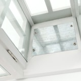 thumbnail of Dekovita, Laterne Holz Weiß -graues Dach