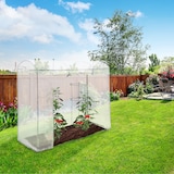 thumbnail of Relaxdays Tomatengewächshaus TAMARA XL, rundes Dach, groß, UV beständig Frühbeet, Tomatenzelt 170x200x82 cm, transparent