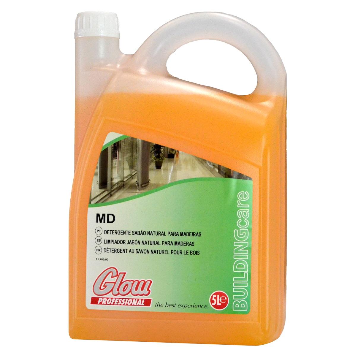 Glow Professional - MD - Detergente sabão natural para madeiras - 5L