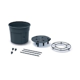 thumbnail of Prosperplast - Tomatenpflanztopf Tomate Grower aus Kunststoff in Anthrazit, 29,5 x 29,5 x 23,6-115,2 cm