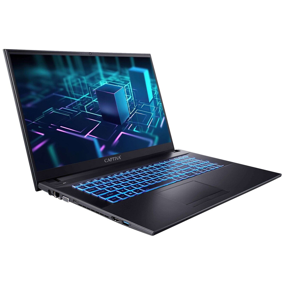 Captiva Notebook Power Starter I76-076 i7-1255U (17.3", 8GB, 500GB SSD, Intel UHD Graphics, DVD-RW, w/o OS)