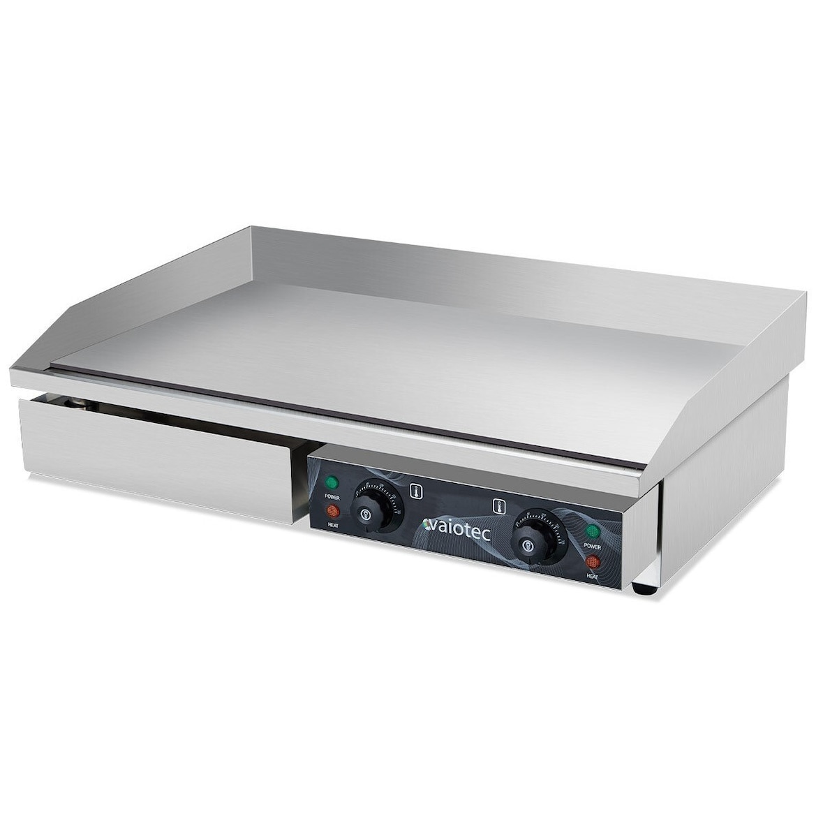 vaiotec elektrische grillplaat, grilloppervlak glad, 730 x 510 mm