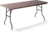 thumbnail of Bankettisch/Klapptisch  holz rechteckig 122x76 cm, 21122