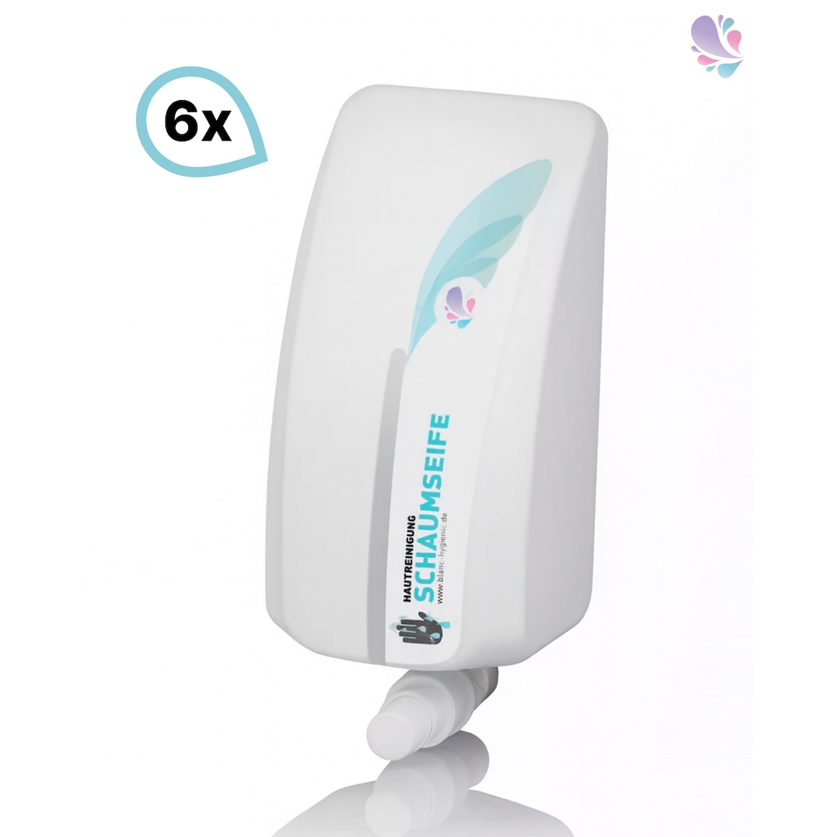 Schaumseife mild Lavela, 6x1-Liter Kartuschen 15.000 Anwendungen je SET