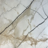 thumbnail of Restootab - Plateau 90x90 decor marbre calcuta chants laiton