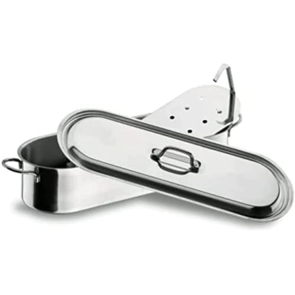 Lacor Inox Fischkessel. 13,80 Liter