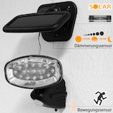 thumbnail of DEUBA® LED Solarlampe mit Bewegungsmelder Strahler Akku Panel Außenlampe Außenleuchte Wand Außen Garten