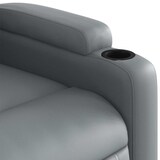 thumbnail of vidaXL Massagesessel Grau Kunstleder
