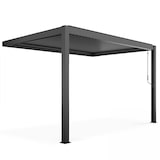 thumbnail of Pergola bioclimatique adossée 3x4m et 3 stores