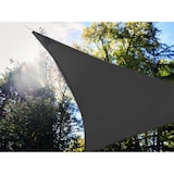thumbnail of Schaduwdoek met 107 leds, waterafstotend, 3.6 x 3.6 x 3.6 m, 160 g/m², IP44, zonne-energie, polyester, driehoek, antraciet