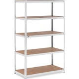 thumbnail of MSW - Stellingkast - 120 x 60 x 200 cm - voor 5 x 150 kg - Grijs