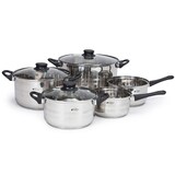 thumbnail of WellHome - 4-teiliges Edelstahl-Kochgeschirr-Set mit 3 Pfannen 16/20/24 cm Gepresstes Aluminium Induktion