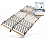 thumbnail of Lattenbodem 140x200 cm, 28 latten, hout bedbodem 140 x 200, 7 zones,stabiel lattenbodems tot 150Kg, geschikt voor alle matrassen