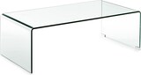 thumbnail of Oreste Luchetta Tavolino BRIDGE GLASS in vetro curvato H.35 x L. 110 x P.55 cm Trasparente