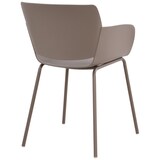 thumbnail of CHEFGASTRO Esszimmerstuhl NASHVILLE HxBxT 80x58x54cm Kunststoff Taupe Küchenstuhl